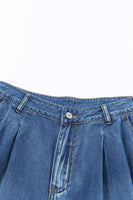 Blue Slouchy Wide Leg Jeans - ElectronX Plus