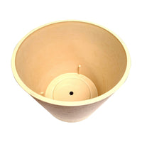 Imitation Stone (White / Cream) Pot 40cm - ElectronX Plus