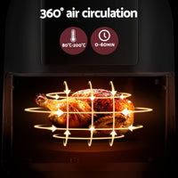 Devanti Air Fryer 8L LCD Fryers - ElectronX Plus