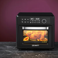 Devanti Air Fryer 20L LCD Fryers Oven - ElectronX Plus