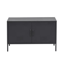 ArtissIn Buffet Sideboard Metal Cabinet - BASE Charcoal - ElectronX Plus