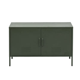 ArtissIn Buffet Sideboard Metal Cabinet - BASE Green - ElectronX Plus