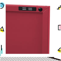 ArtissIn Buffet Sideboard Metal Cabinet - BASE Pink - ElectronX Plus