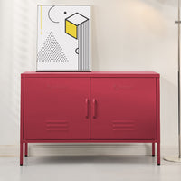 ArtissIn Buffet Sideboard Metal Cabinet - BASE Pink - ElectronX Plus