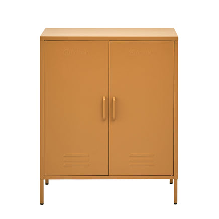 ArtissIn Buffet Sideboard Metal Cabinet - SWEETHEART Yellow - ElectronX Plus