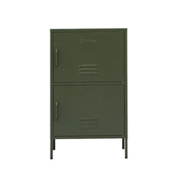 ArtissIn Buffet Sideboard Metal Cabinet - DOUBLE Green - ElectronX Plus