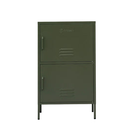 ArtissIn Buffet Sideboard Metal Cabinet - DOUBLE Green - ElectronX Plus