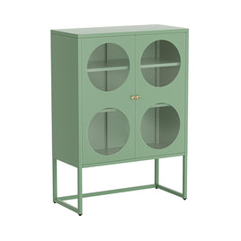 ArtissIn Buffet Sideboard Metal Cabinet - ELLA Green - ElectronX Plus