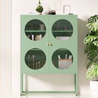 ArtissIn Buffet Sideboard Metal Cabinet - ELLA Green - ElectronX Plus