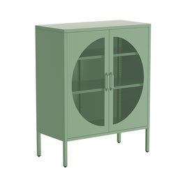 ArtissIn Buffet Sideboard Metal Cabinet - ELSA Green - ElectronX Plus