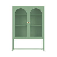 ArtissIn Buffet Sideboard Metal Cabinet - ELMA Green - ElectronX Plus