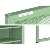 ArtissIn Buffet Sideboard Metal Cabinet - ELMA Green - ElectronX Plus