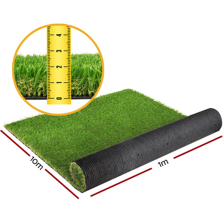 Primeturf Artificial Grass 20SQM 20mm Synthetic Fake Lawn Turf Plant Plastic 4-coloured 1mx10m - ElectronX Plus