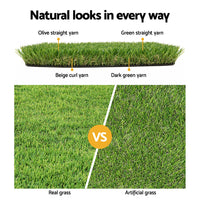 Primeturf Artificial Grass 20SQM 20mm Synthetic Fake Lawn Turf Plant Plastic 4-coloured 1mx10m - ElectronX Plus