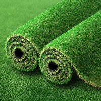 Primeturf Artificial Grass 20SQM 30mm Synthetic Fake Lawn Turf Plastic Plant 4-coloured 2mx5m - ElectronX Plus