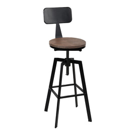 Artiss Bar Stools Kitchen Counter Chairs Vintage Metal Chairs - ElectronX Plus