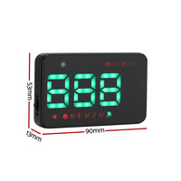 Giantz Universal Car Digital GPS Speedometer HUD Display Overspeed Warning Alarm 2 Modes - ElectronX Plus