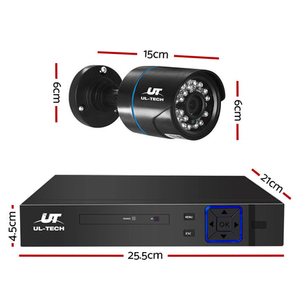 UL-tech CCTV Security System 8CH DVR 8 Cameras 4TB Hard Drive - ElectronX Plus