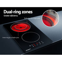 Devanti Electric Ceramic Cooktop 30cm - ElectronX Plus