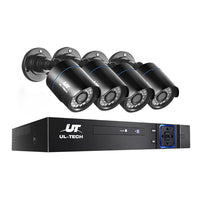 UL-tech CCTV Security System 4CH DVR 4 Cameras 1080p - ElectronX Plus