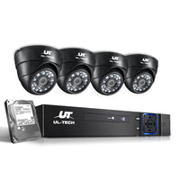 UL-tech CCTV Security System 4CH DVR 4 Cameras 2TB Hard Drive - ElectronX Plus