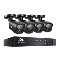 UL-tech CCTV Security System 4CH DVR 4 Cameras 1080p - ElectronX Plus