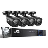 UL-tech CCTV Security System 4CH DVR 4 Cameras 2TB Hard Drive - ElectronX Plus