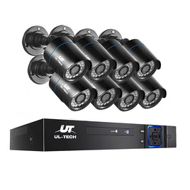 UL-tech CCTV Security System 8CH DVR 8 Cameras 1080p - ElectronX Plus