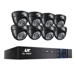 UL-tech CCTV Security System 8CH DVR 8 Cameras 1080p - ElectronX Plus