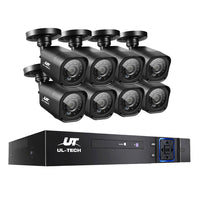 UL-tech CCTV Security System 8CH DVR 8 Cameras 1080p - ElectronX Plus