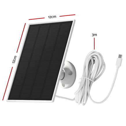 UL-tech Wireless Solar Panel For Security Camera Outdoor Battery Supply 3W - ElectronX Plus