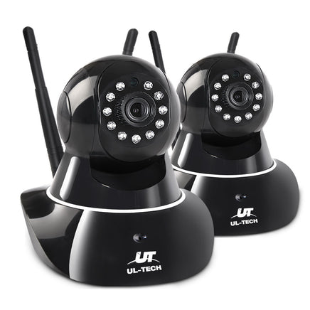 UL-tech 1080P Wireless IP Cameras Security WIFI Cam Black - ElectronX Plus