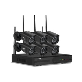 UL-TECH 3MP 8CH NVR Wireless 6 Security Cameras Set - ElectronX Plus