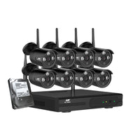 UL-tech Wireless CCTV Security System 8CH NVR 3MP 8 Bullet Cameras 4TB - ElectronX Plus