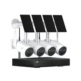 UL-tech Wireless Solar CCTV Security Cameras 4MP 8CH NVR - ElectronX Plus