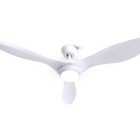 Devanti 52'' Ceiling Fan DC Motor w/Light w/Remote - White - ElectronX Plus