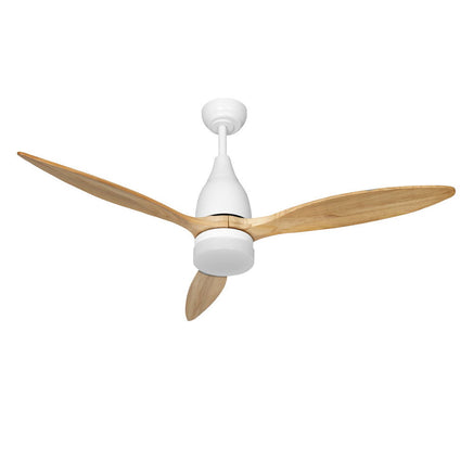 Devanti 52'' Ceiling Fan AC Motor w/Light w/Remote - Light Wood - ElectronX Plus