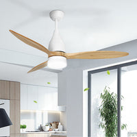 Devanti 52'' Ceiling Fan AC Motor w/Light w/Remote - Light Wood - ElectronX Plus