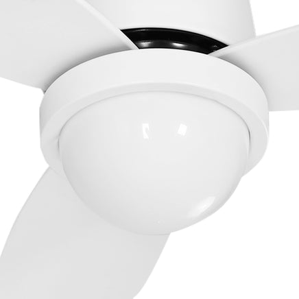 Devanti 52'' Ceiling Fan DC Motor LED Light Remote Control - White - ElectronX Plus