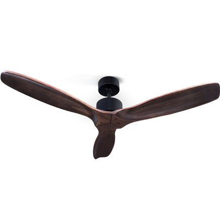 Devanti 52'' Ceiling Fan AC Motor 3 Blades w/Remote - Dark Wood - ElectronX Plus