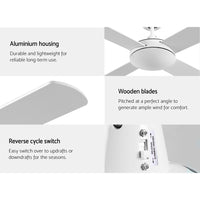 Devanti 52'' Ceiling Fan w/Remote - White - ElectronX Plus