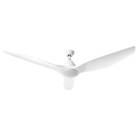 Devanti 64'' Ceiling Fan DC Motor w/Light w/Remote - White - ElectronX Plus