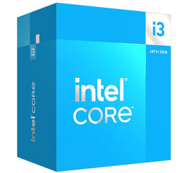 Intel i3 14100 CPU 3.5GHz (4.7GHz Turbo) 14th Gen LGA1700 4-Cores 8-Threads 17MB 60W UHD Graphics 730 Retail Raptor Lake with Fan