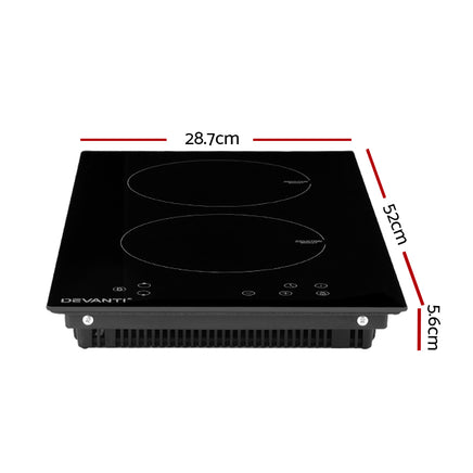 Devanti Induction Cooktop 30cm Electric Cooker - ElectronX Plus