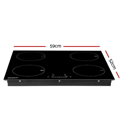 Devanti Induction Cooktop 60cm Electric Cooker - ElectronX Plus