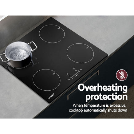 Devanti Induction Cooktop 60cm Electric Cooker - ElectronX Plus