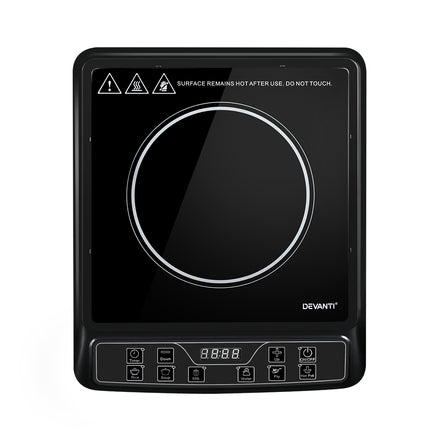 Devanti Induction Cooktop 30cm Portable Cooker - ElectronX Plus