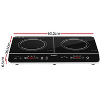 Devanti Induction Cooktop 60cm Portable Cooker - ElectronX Plus