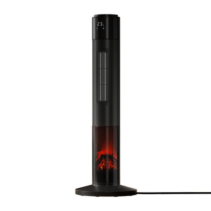 Devanti Ceramic Tower Heater 3D Flame 2000W - ElectronX Plus