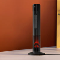 Devanti Ceramic Tower Heater 3D Flame 2000W - ElectronX Plus